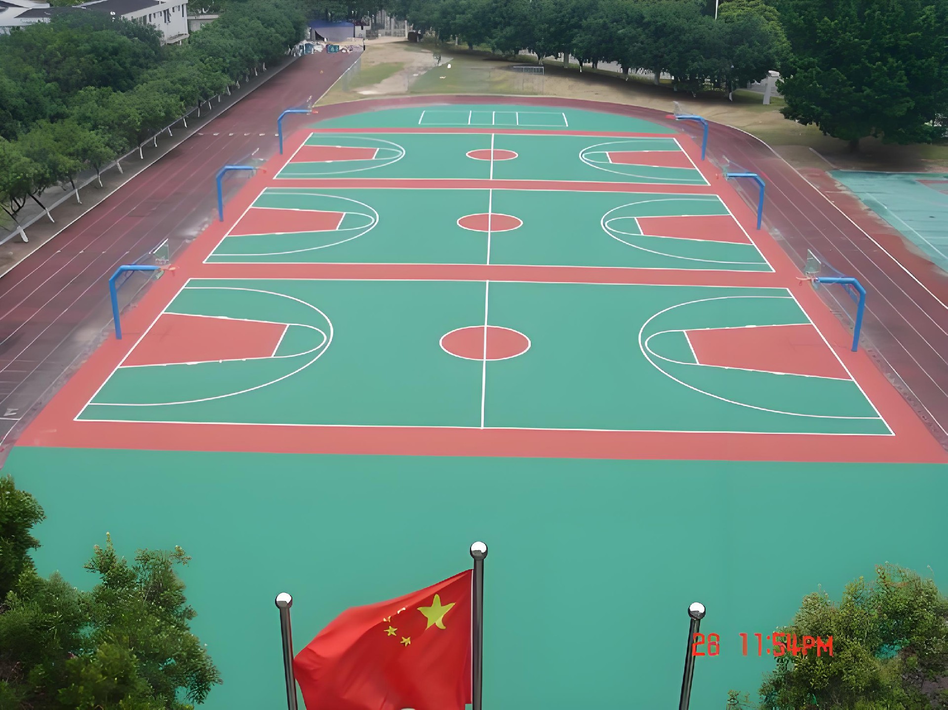 硅pu籃球場(chǎng)材料 硅pu籃球場(chǎng)材料